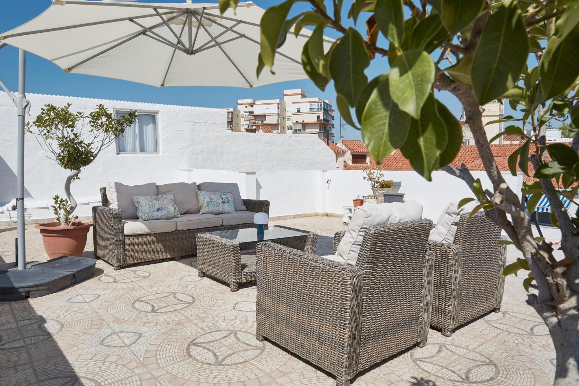 City Center Penthouse With Solarium 2 Minutes From The Beach Fuengirola Eksteriør billede